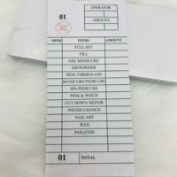 T & T Vietnam TIC01 Carnet de billets pour les ongles de haute qualité pour les rendez-vous au salon de manucure