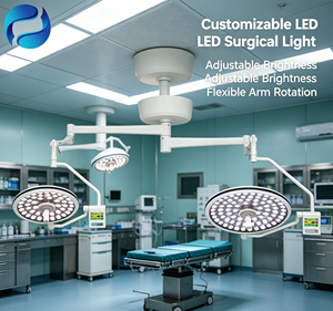1. Lámpara Quirúrgica LED para Quirófano, Luz <span class=keywords><strong>de</strong></span> Techo sin Sombra para Veterinaria, Equipo Médico Veterinario - Product Image 2