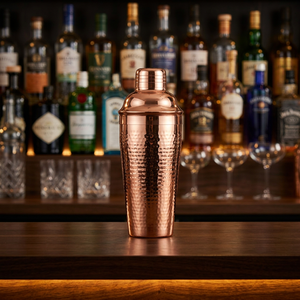 Ensemble de shaker à cocktails en cuivre martelé avec une capacité de 750 ml, outils de bar - Product Image 2