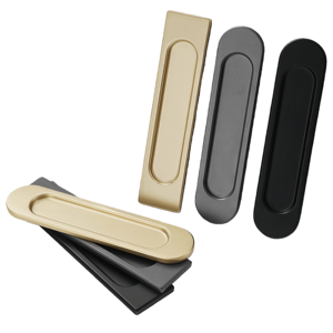 Poignées encastrées dissimulées en aluminium pour <span class=keywords><strong>meubles</strong></span>, poignées encastrées dissimulées pour armoires, portes <span class=keywords><strong>de</strong></span> placards, pour une utilisation en cuisine et dans les commodes - Product Image 2