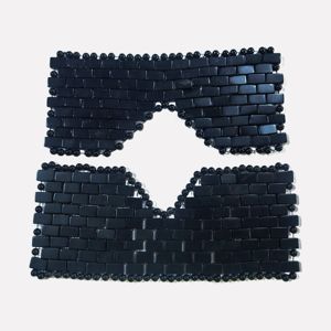 Masseur facial, masque facial pour la beauté, obsidienne noire, quartz rose, cristal rose avec masque de jade pour les yeux, gua sha - Product Image 6