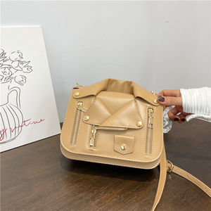 Bolso de mano con patrón geométrico de material PU de alta calidad. Bolso de Diseño Exclusivo. Adecuado para uso diario.5883-1 - Product Image 4