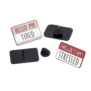 ป้ายชื่อโลหะ ป้ายติดเสื้อ ป้ายชื่อโรงเรียน เข็มกลัดติดเสื้อ ป้ายชื่อติดเสื้อ ป้ายโลโก้น่ารัก เข็มกลัดติดเสื้อ เข็มกลัดสำหรับผู้หญิง ผู้ชาย เด็ก - Product Image 3