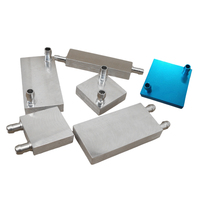 Bloc de refroidissement par eau en aluminium de l'électronique intelligente bloc de radiateur de refroidisseur liquide pour le boîtier d'ordinateur de serveur de châssis d'unité centrale 40*80*12mm