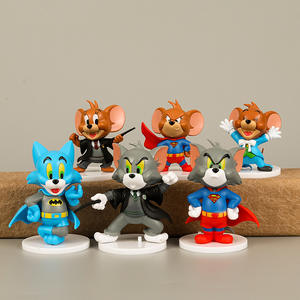 6 styles de figurines d'anime <span class=keywords><strong>Tom</strong></span> <span class=keywords><strong>et</strong></span> <span class=keywords><strong>Jerry</strong></span>, cosplay, poupées <span class=keywords><strong>Tom</strong></span> <span class=keywords><strong>et</strong></span> <span class=keywords><strong>Jerry</strong></span>, jouets décoratifs - Product Image 1