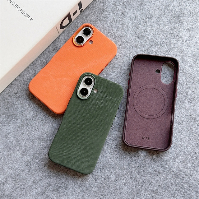 2024 Aramid Carbon Fiber Texture Woven Phone Case for iPhone 17 Pro Max Wireless Charging Magnetic Mobile Phone Cover