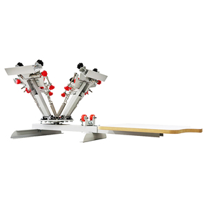 Hiệu Quả Cao Lụa Màn Hình Máy In Của Nhãn Hiệu Quay Màn Hình Máy In Cho In Ấn T-Shirts Không Dệt Túi - Product Image 3