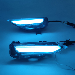 P & D voiture pare-chocs avant antibrouillard jour feux de signalisation DRL lampe pour Infiniti Q50 Sport modèle 2014-19 Drl antibrouillard - Product Image 2