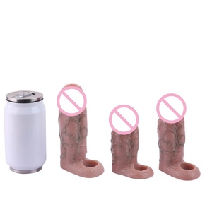 SXXY Open-end Hollow <b>Dildo</b> Realistic Penis Sleeves Liquid Silicone Sheath Cock Extender Penis Sleeves Sex Toys for Couples - Product Image 2