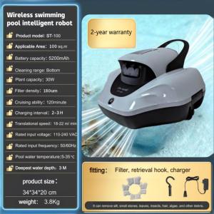 Nettoyeur de <span class=keywords><strong>piscine</strong></span> robotisé sans fil - Robot aspirateur automatique sans fil pour le nettoyage du fond et des parois de la <span class=keywords><strong>piscine</strong></span> - Product Image 5