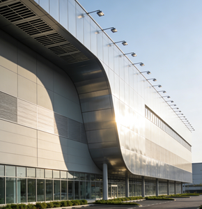 Diseño de Lujo con Muro Cortina de Vidrio, Estructura de Acero, Construcción Comercial, Biblioteca, Librería, Concesionario de Autos, Museo - Product Image 2