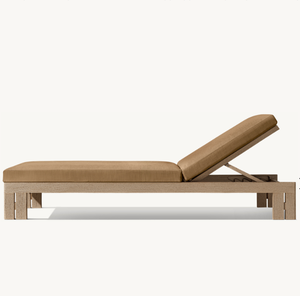 Bahçe Mobilyası Tik Ağacı Havuz Kenarı Rahat Şezlong Tik Ağacı Güneşlenme Koltukları - Product Image 5