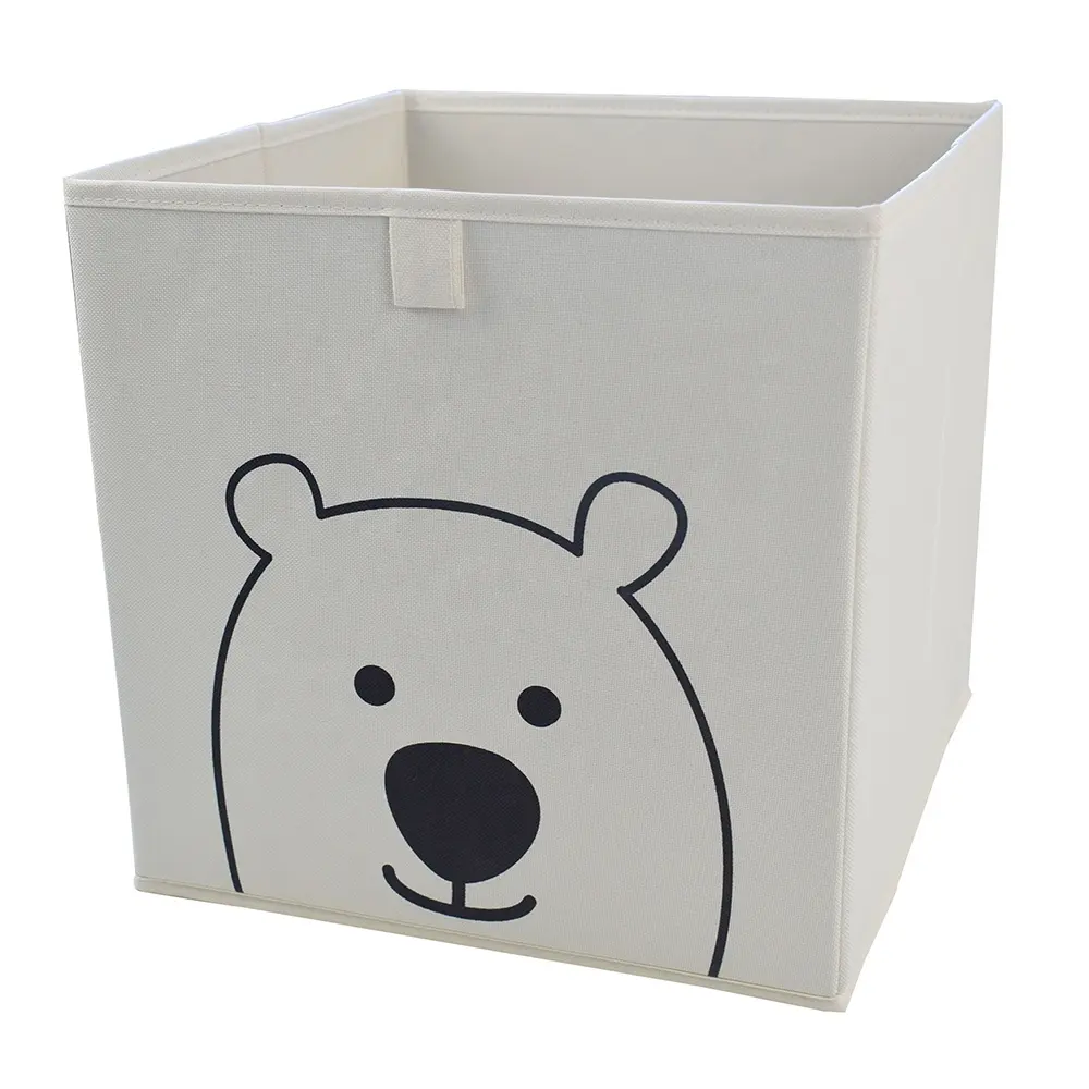 Tier muster Kinder Spielzeug Aufbewahrung sbox Umwelt freundliche faltbare Cartoon Aufbewahrung boxen & Behälter Polyester Geschirr Spielzeug Organizer 20-35L