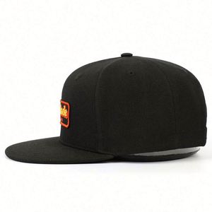 Casquette Snapback Homme 6 Panneaux Noire Structurée 100% Coton Brodé de Qualité Supérieure – Idéale pour la Promotion - Product Image 3