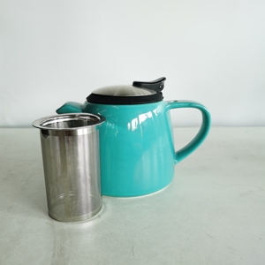 Infuseur à thé en céramique de 20 oz pour thé en feuilles, cafetière en porcelaine, théière avec infuseur en acier inoxydable et couvercle - Product Image 1