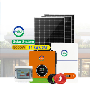 Sistema de Energía Solar Híbrido Personalizado E-Sun de 6.2KW, Sistema Solar Todo en Uno con Kits de Almacenamiento de Energía - Product Image 1