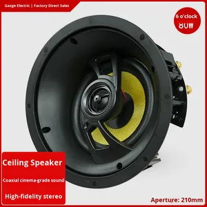 Loa âm trần phân tần âm thanh độ trung thực cao 8 Ohm 6/8 inch hướng hướng dẫn hướng 100W công suất AC cho rạp hát gia đình - Product Image 6