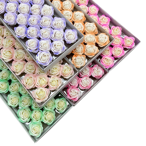 Precio al por mayor de fábrica Flor eterna Planta artificial Boda Decoración del día de San Valentín 5 capas <span class=keywords><strong>Aurora</strong></span> Rose Jabón Flor - Product Image 3