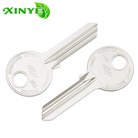 XINYE Clé de porte personnalisée en laiton plaqué, clé vierge solide pour usage domestique, installation facile UL050