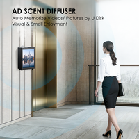 Diffuseur de parfum pour centre commercial CNUS ADS150, vidéo USB Wifi, montage mural, machine à parfum 1000ml, usage commercial, hôtel
