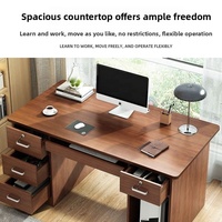 Bureau d'ordinateur, bureau à domicile, bureau tout-en-un, bureau minimaliste moderne, bureau d'écriture pour chambre à coucher, bureau d'étudiant, bureau en bois