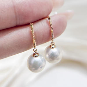 DIY 22700 Accessoires en perles Boucles d'oreilles en argent S925 avec support vide pour bijoux en or et argent de 9-13 mm pour créer des designs uniques - Product Image 1