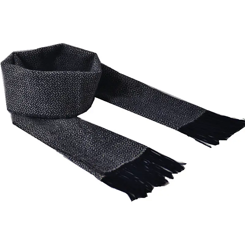 Men Wool Scarf BLUE PHOENIX Men Scarf 100 Cashmere Herringbone Luxury Super Cozy Warm Winter Arabic Hijab Cashmir Wool Scarf