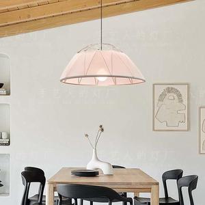 Lampe suspendue ronde de style français, crème, LED E27, commande par interrupteur, pour salon, salle à manger, chambre à coucher - Product Image 4