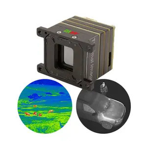 Performance Wide FOV longue distance OEM FLIR Obturateur HD 640x480px mini caméra centrale d'imagerie thermique