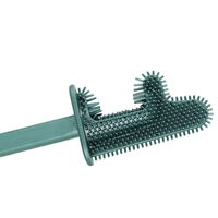 Support de brosse WC multi-scènes en TPR avec crochet adhésif gratuit pour fixation murale sans perçage