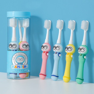 Bambino – brosse à dents pour enfants, paquet de 4, poils souples, design de dessin animé pour enfants - Product Image 1