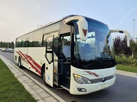 Autocar de luxe d'occasion Yutong 50 places, modèle 2017, moteur Yuchai Euro 5, bus de transport de passagers d'occasion à vendre