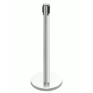 Hàng Rào Xếp Hàng Kiểm Soát Đám Đông Cửa Hàng Logo Tùy Chỉnh Tiang Antrian Đai Có Thể Thu Vào Stanchion Post Set For Sale - Product Image 3