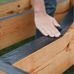 Ruban d'étanchéité auto-adhésif pour poutres de terrasse en <span class=keywords><strong>bois</strong></span>, protection contre les intempéries, vente chaude - Product Image 1