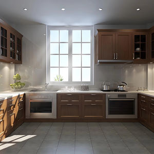 Design <b>Kitchen</b> Cabinets RTA High End <b>Kitchen</b> Cabinet and <b>Furniture</b> Light Luxury Made in China for Household - Product Image 1