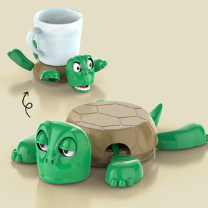 Vente chaude 3D Funny Turtle Coaster avec Funny Expression lorsque vous mettez un verre sur son dos pour les tasses - Product Image 2