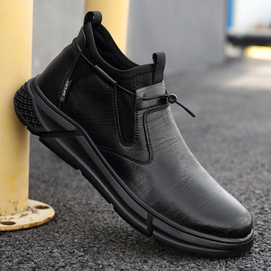Zapatos Casuales de Cuero y Goma Antideslizantes, Ligeros, Sin Cordones, Estándar <span class=keywords><strong>EN</strong></span>, Zapatos de Seguridad para Cocina y Restaurante, Sin Cordones - Product Image 1