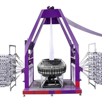 Machine à tisser circulaire automatique à grande vitesse à 4 navettes avec moteur et roulement pour le tissage de sacs en filet à trame de 6 mm