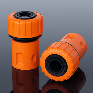Guoma Ruixiang Orange Plastic <b>Quick</b> Connect Coupling 16mm For Water Pipe And Hose Connection - Product Image 1