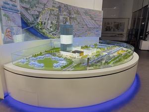 Mô hình xây dựng với đèn LED để hiển thị toàn bộ quy hoạch của Công viên khoa học và công nghệ, và mô hình quy mô xây dựng - Product Image 5