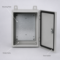 Boîtier de jonction électrique en acier laminé à froid gris, armoire en tôle murale, OEM ODM