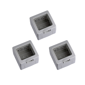Set di scatole di giunzione Gloca da 3 pezzi, custodia in plastica 2P IP55 per la serie Matix - Product Image 1