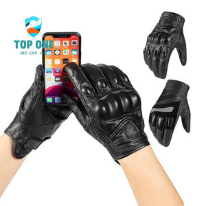 Top One personnalisé hommes main écran tactile en cuir Motocross équitation cyclisme course moto gants tactiques - Product Image 1