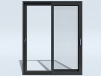 Fenêtre coulissante en aluminium pour maison australienne Nfrc Standard AS2047 fenêtre coulissante en aluminium à rupture thermique