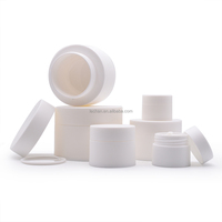 Bocaux en plastique à ouverture étroite, contenants cosmétiques vides avec base en PP