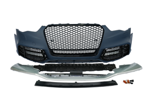 Kit carrosserie <span class=keywords><strong>pare</strong></span>-chocs avant style RS5 pour Audi A5 S5 B8.5 2012 2013 2014 2015 2016 (modèles 12-16) avec calandre - Product Image 3