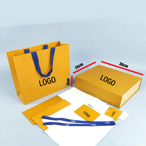 Custom <b>Printed</b> Luxury <b>Packaging</b> Paper Tote Bags Dust Proof Drawstring Bags Magnetic Foldable Gift Boxes Bulk - Product Image 3