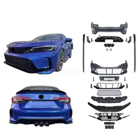Lèvre de pare-chocs avant d'origine pour Honda Civic 2025 – Accessoire extérieur neuf en plastique compatible avec les modèles 21 et 24