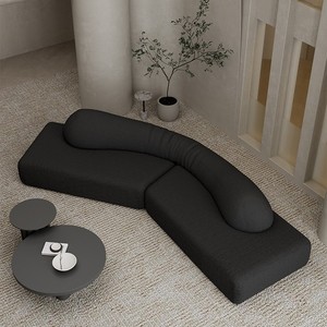 Canapé en tissu minimaliste italien, design modulaire en forme de S, pour salon et zones de réception - Product Image 4