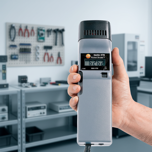 TESTO476 สโตรโบสโคปดิจิตอลแบบพกพาความแม่นยำสูง เครื่องวัดความเร็วแบบแฟลช เครื่องวัดรอบเครื่องยนต์ มาตรฐาน IP67 220V รับประกัน 1 ปี - Product Image 1